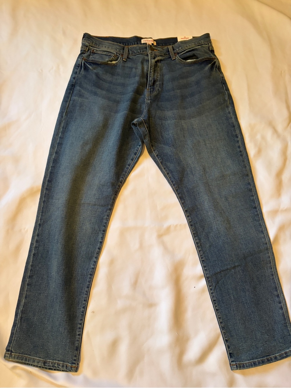Lucky Brand Men's Straight Leg Dark Blue Jeans